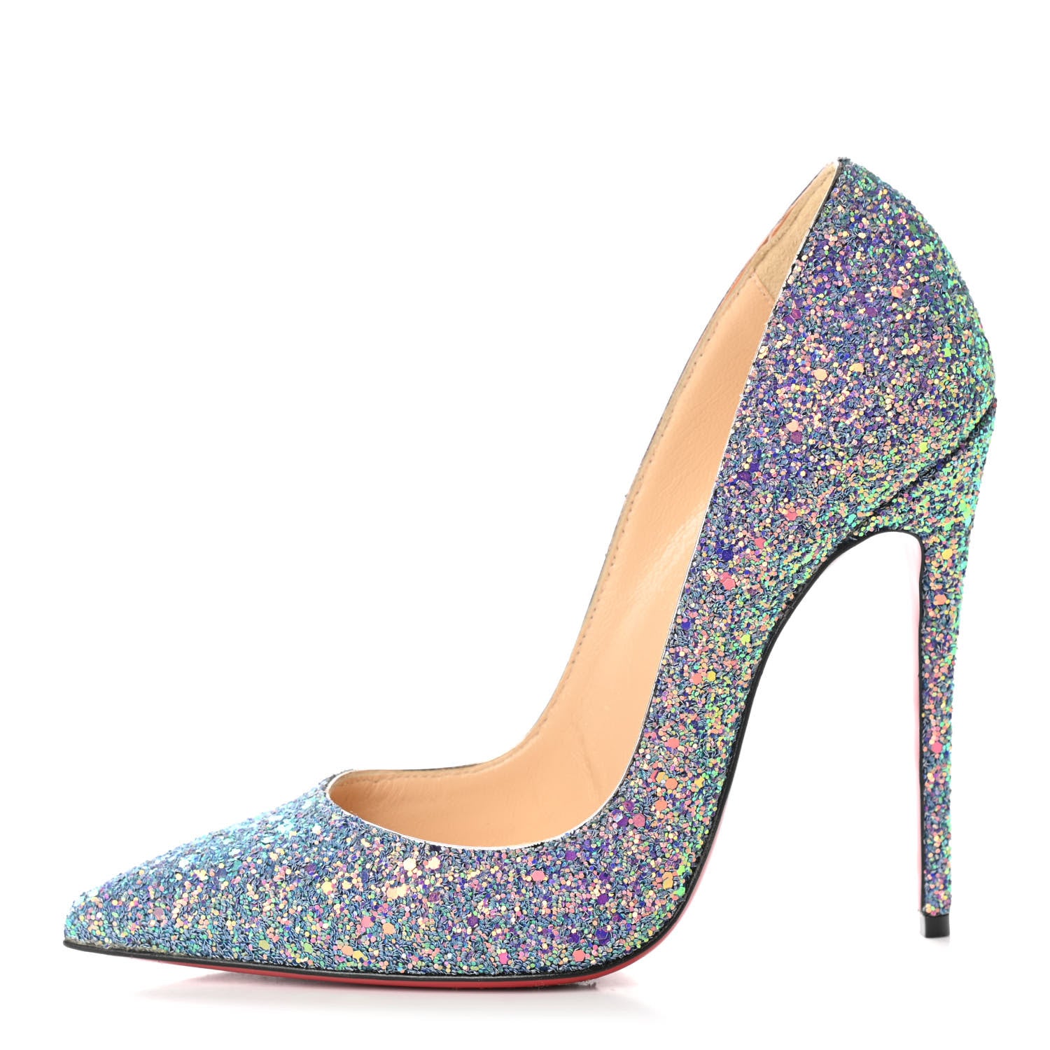 Christian Louboutin Glitter So Kate Dragonfly 120 Pumps 37 China Blue 1 of 10
