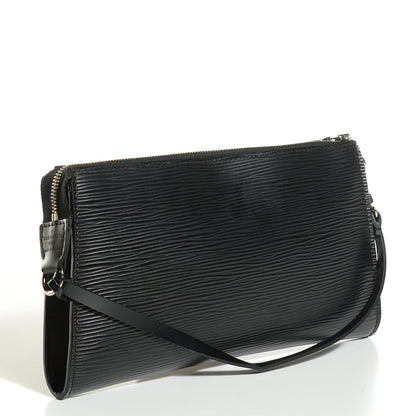 Louis Vuitton Epi Pochette Accessories 24 Black 3 of 7
