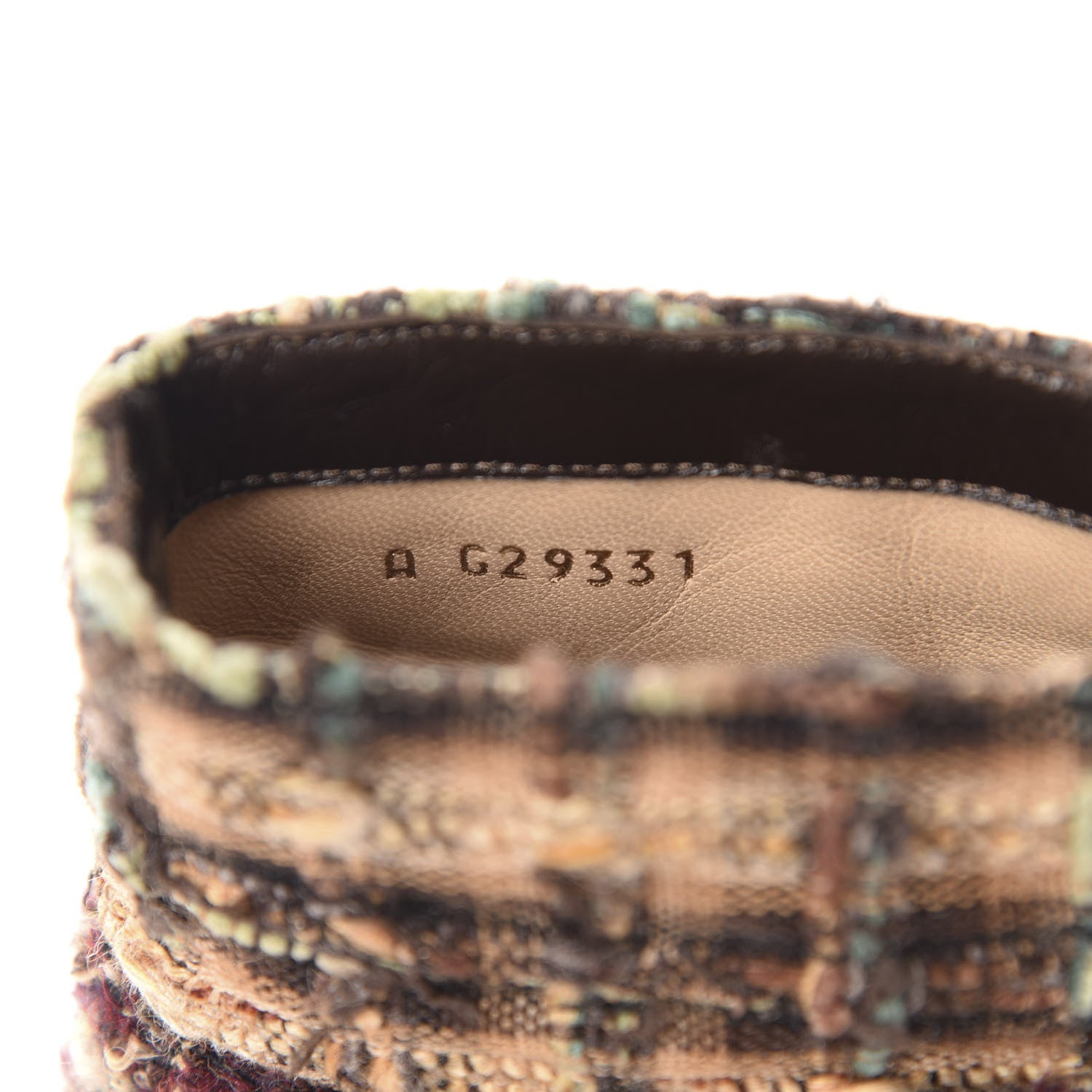 Chanel Tweed Pointed Toe CC Short Boots 36.5 Multicolor 9 of 9