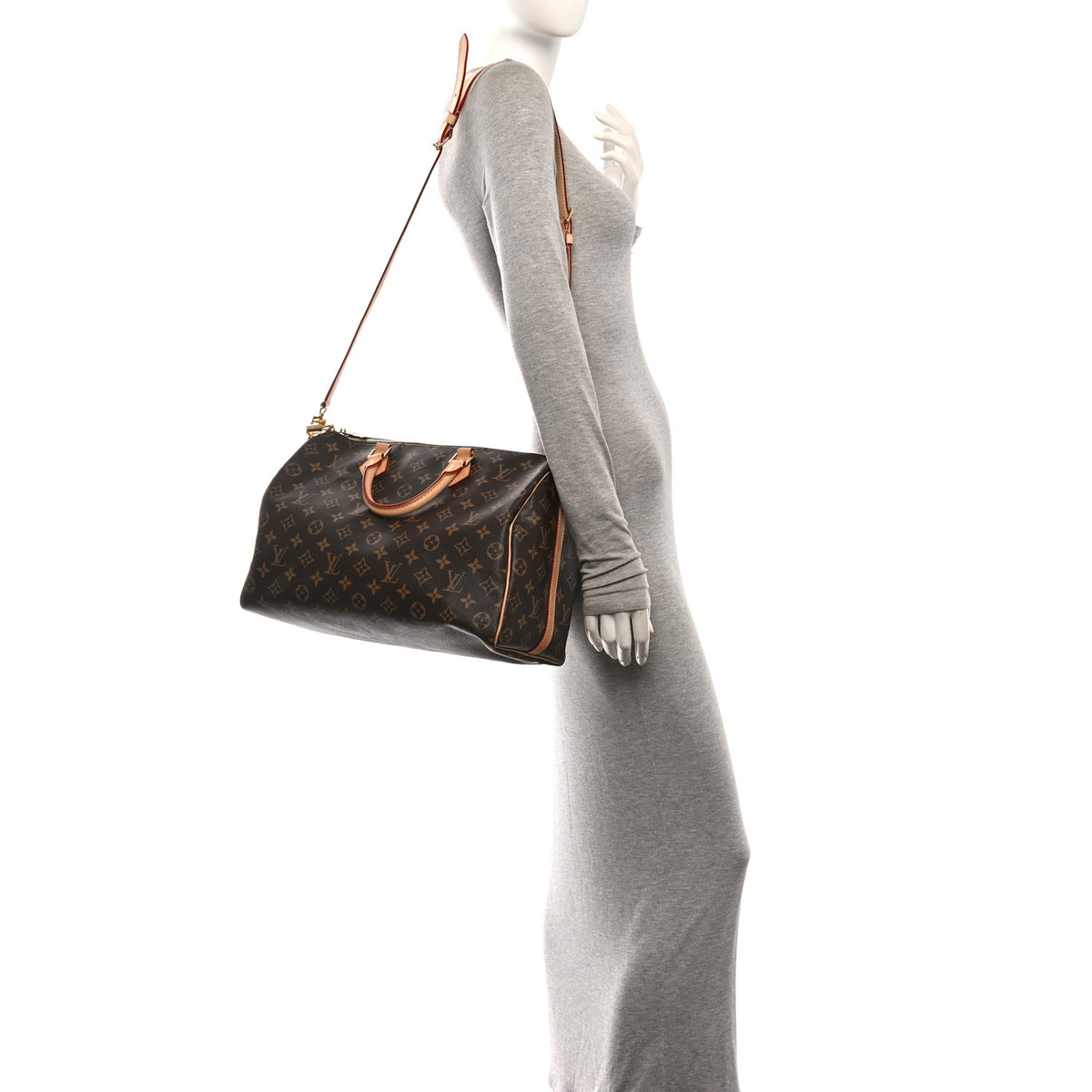 Louis Vuitton Monogram Speedy Bandouliere 35 2 of 9