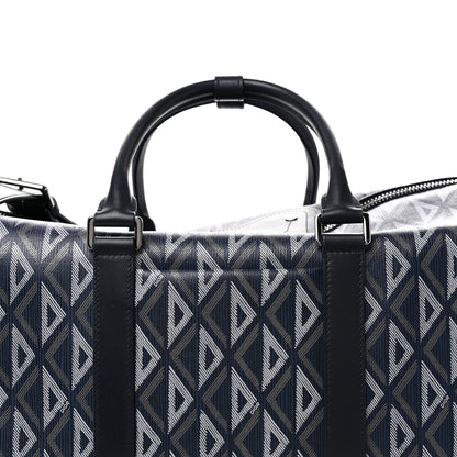 Christian Dior Coated Canvas CD Diamond Lingot 50 Bag Navy 7 of 9