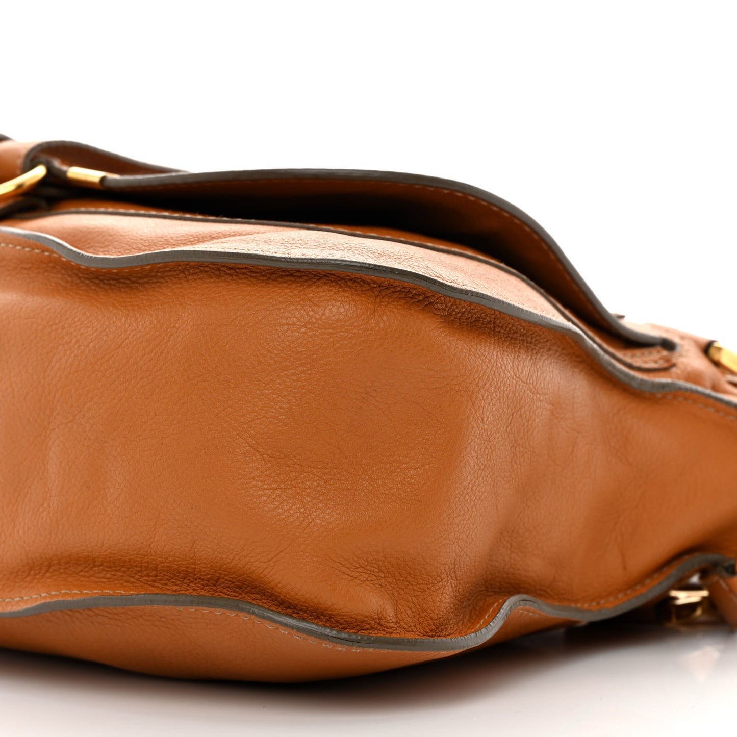 Calfskin Medium Marcie Satchel Tan