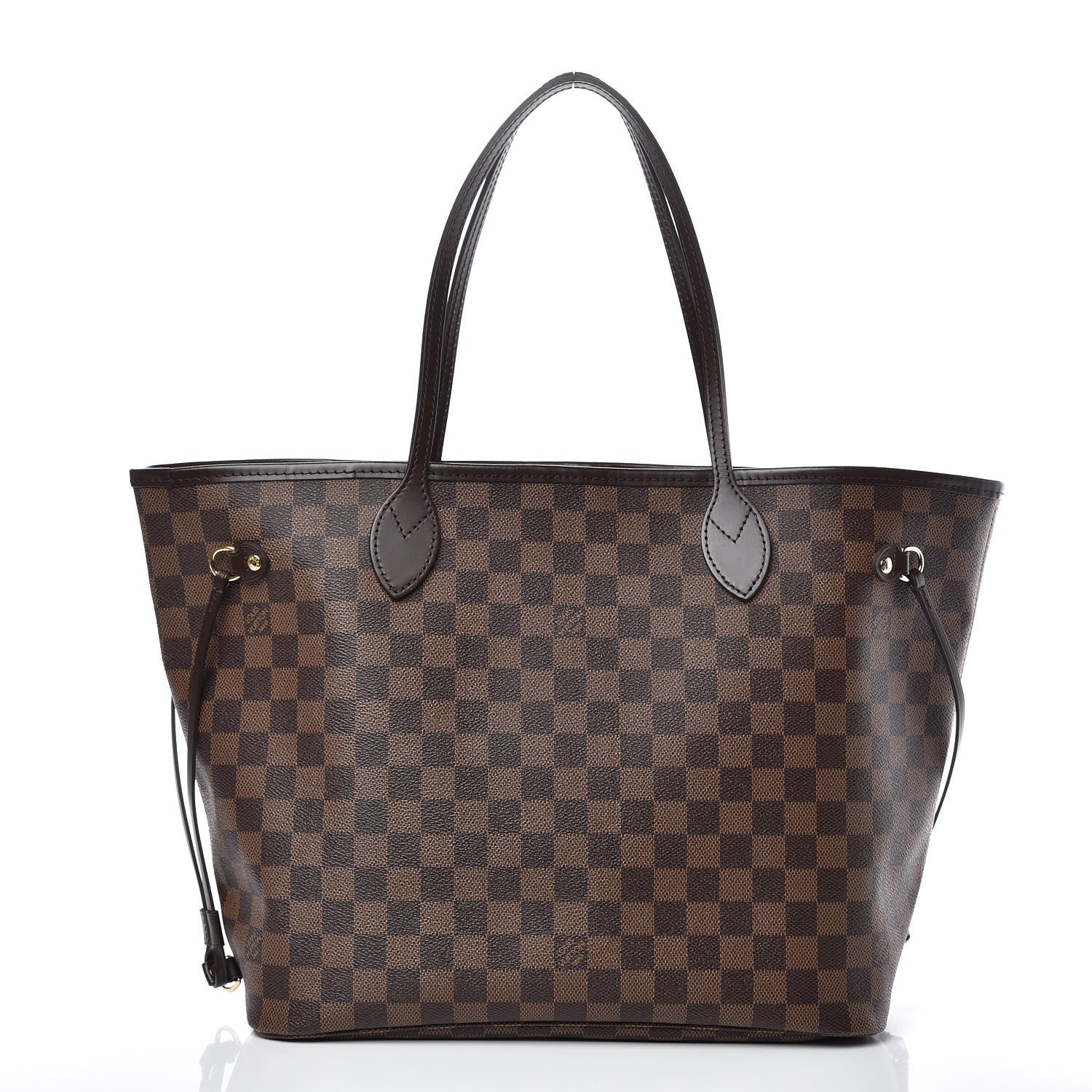 Louis Vuitton Damier Ebene Neo Neverfull MM Rose Ballerine 3 of 15