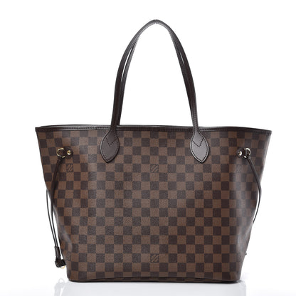 Louis Vuitton Damier Ebene Neo Neverfull MM Rose Ballerine 3 of 15