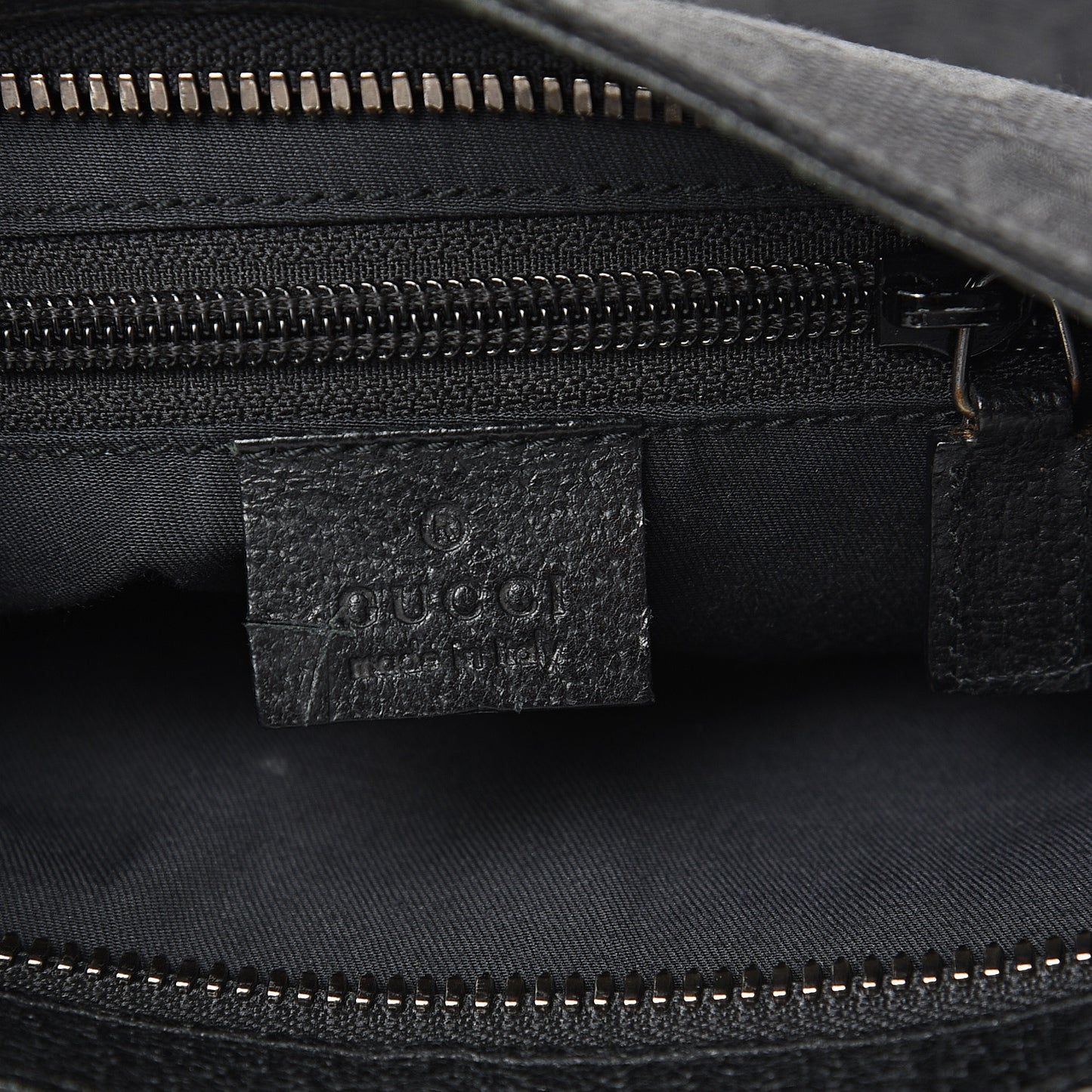 Monogram Flat Messenger Bag Black