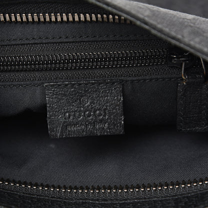 Gucci Monogram Flat Messenger Bag Black 5 of 10