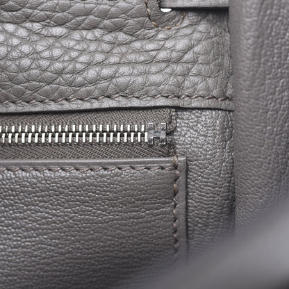 Hermes Taurillon Clemence Kelly Retourne 35 Etain 12 of 30