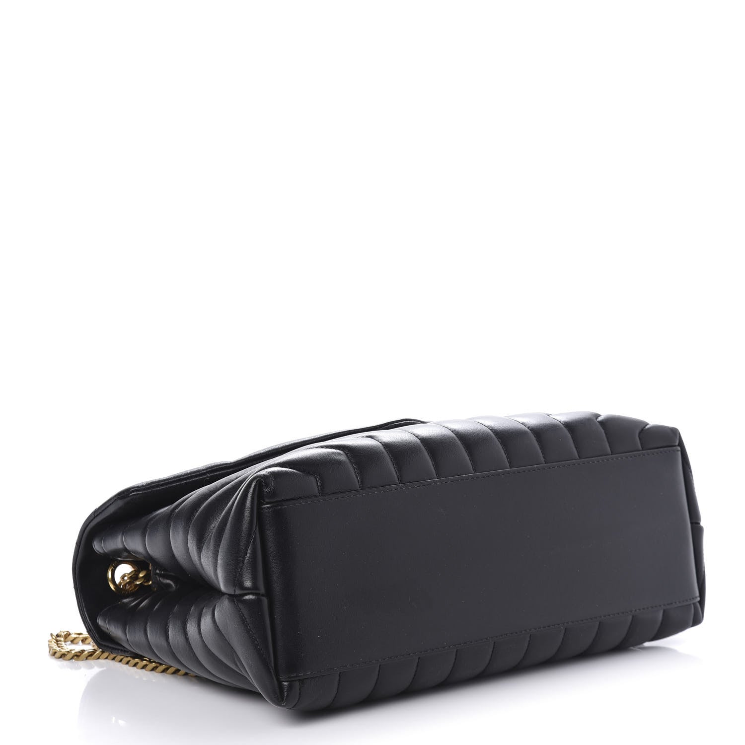 Saint Laurent Calfskin Y Quilted Monogram Medium Loulou Chain Satchel Black 4 of 9