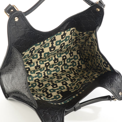 Gucci Guccissima Medium Joy Shoulder Bag Black 7 of 7