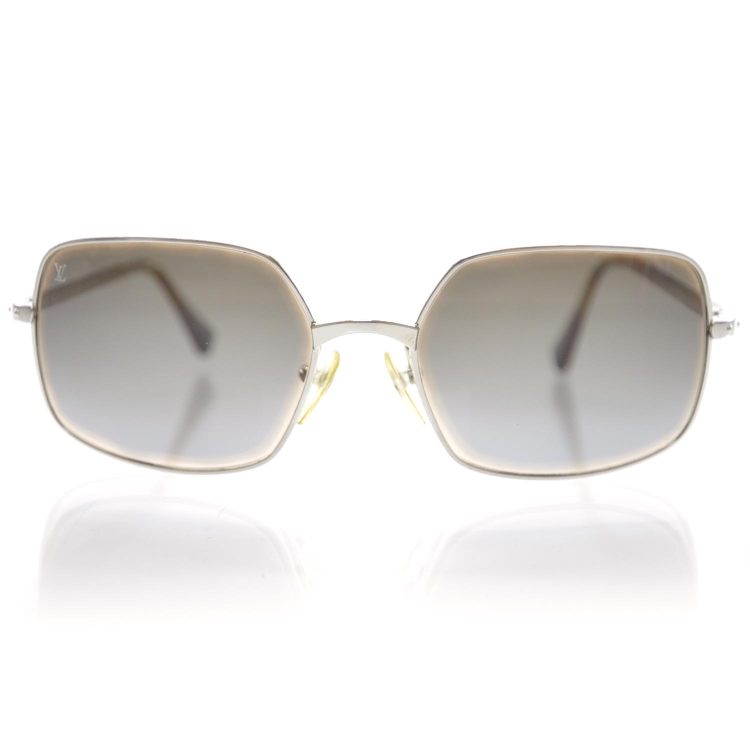 Louis Vuitton Aviator Sunglasses Silver 2 of 8