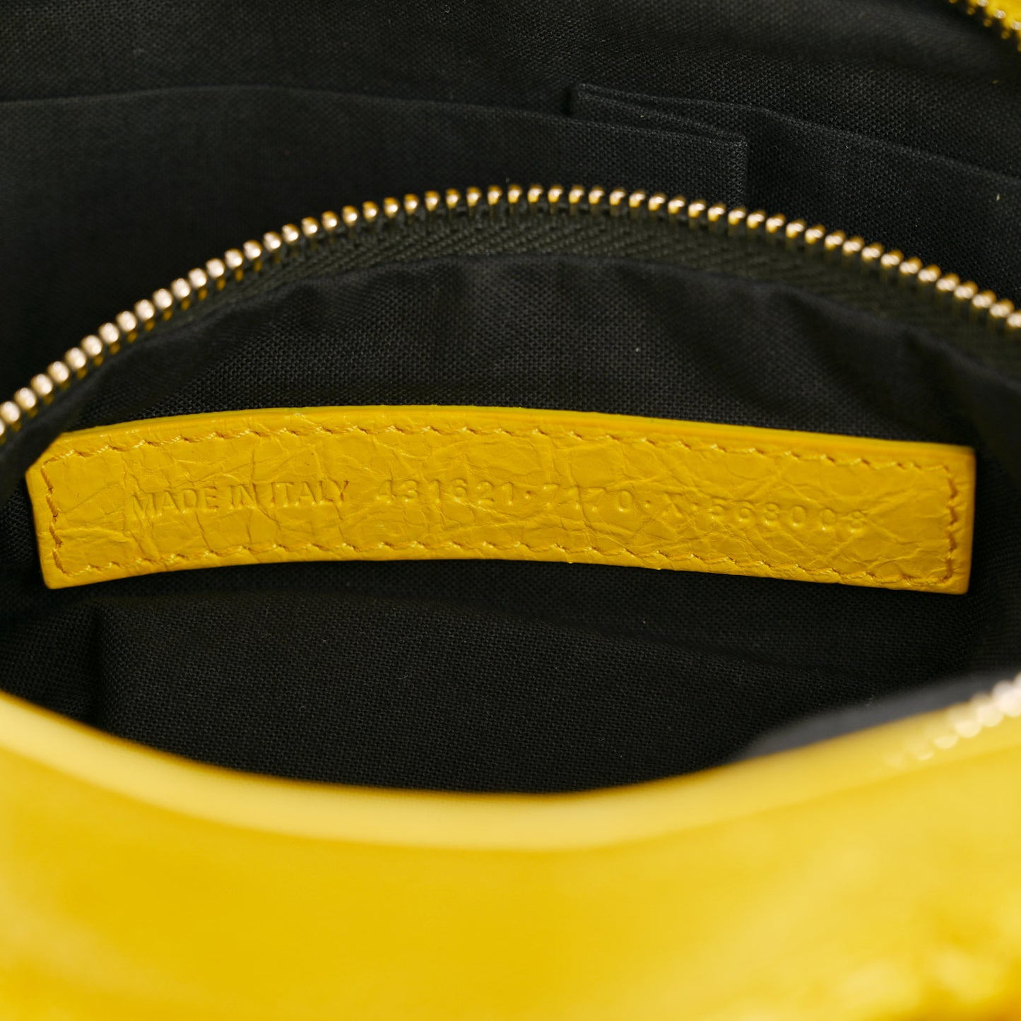 Agneau Classic Silver Hardware City S Jaune Soleil