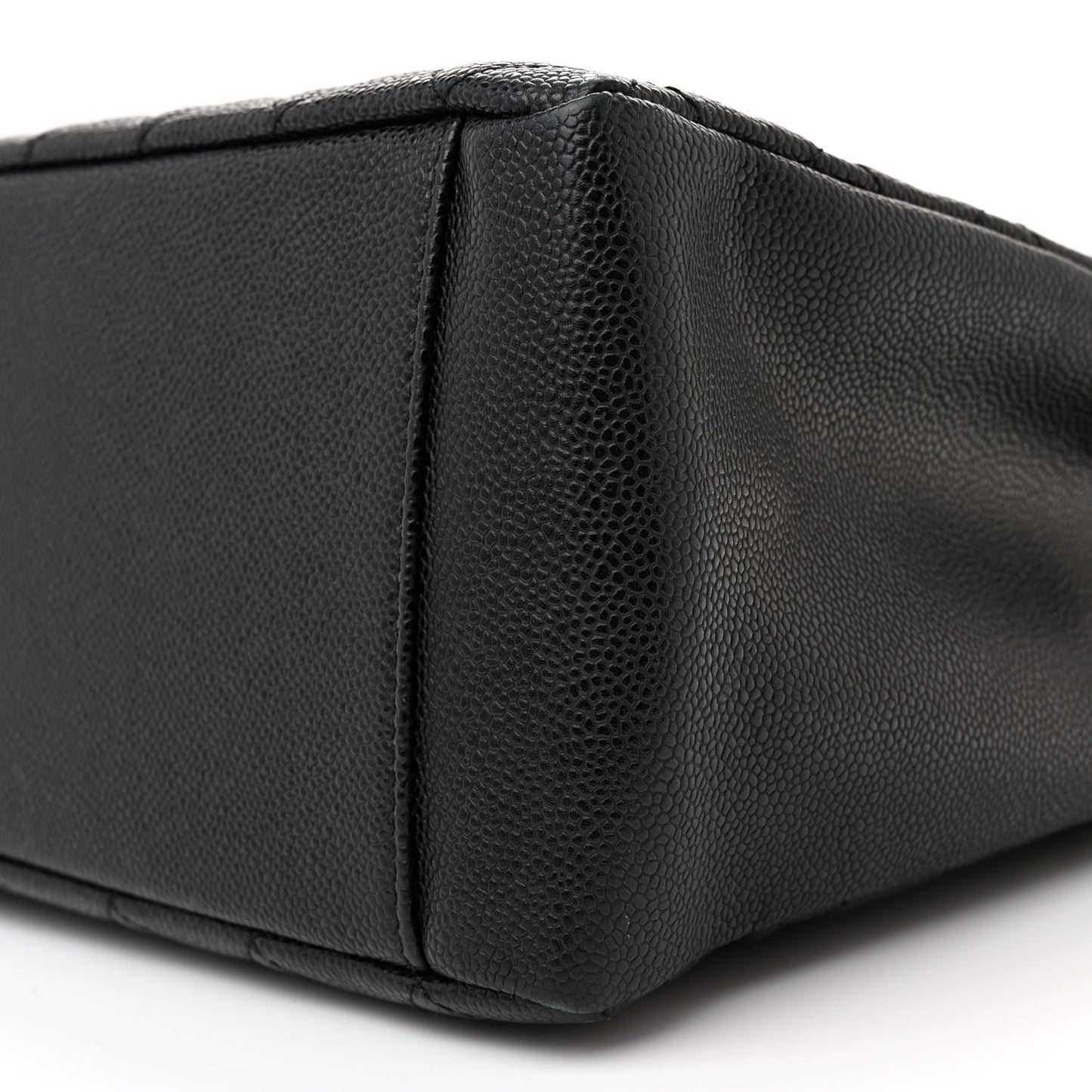 Caviar Quilted Grand Shopping Tote GST Black