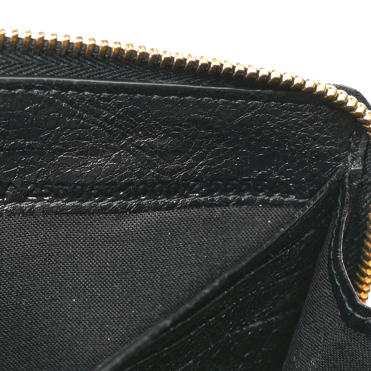 Balenciaga Agneau Classic Gold Hardware Continental Zip Around Wallet Black 8 of 8