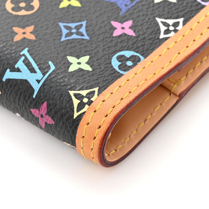 Louis Vuitton Monogram Multicolor Small Ring Agenda Cover Black 8 of 10