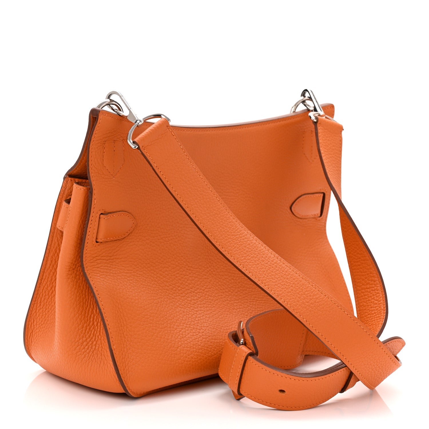 Hermes Taurillon Clemence Jypsiere 31 Orange 4 of 21