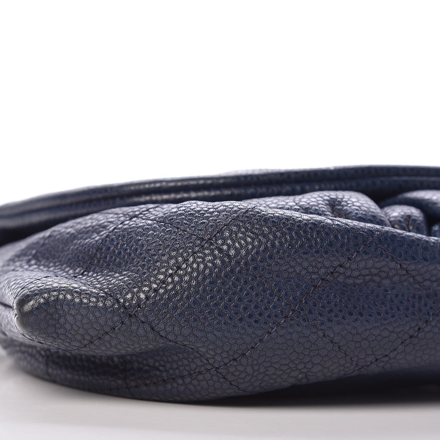 Chanel Caviar Half Moon Wallet On Chain WOC Navy 9 of 12