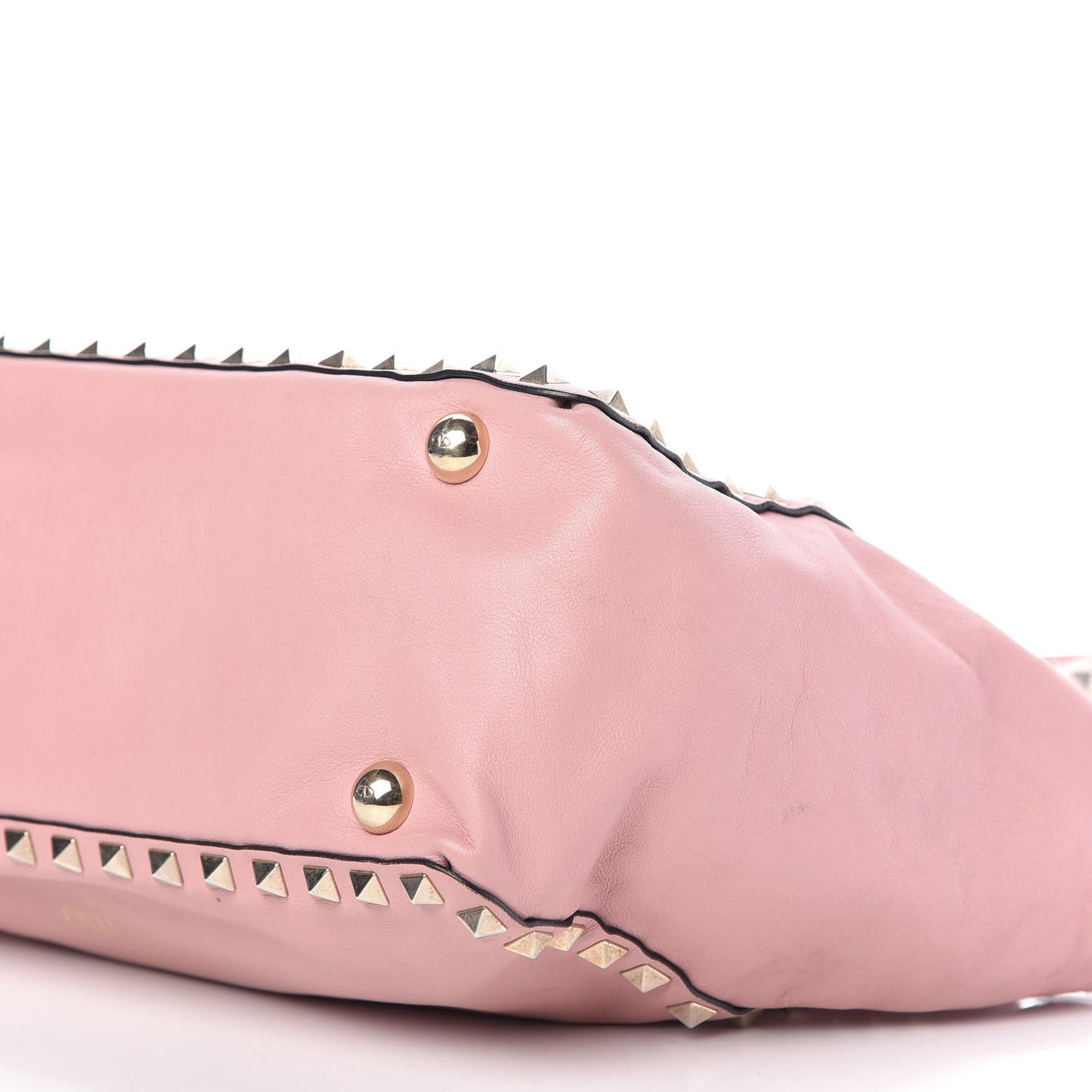 Vitello Small Rockstud Tote Pop Gardenia
