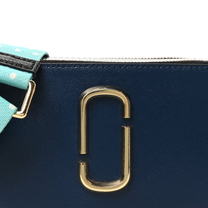 Marc Jacobs Saffiano Small Snapshot Camera Bag Navy Blue Multicolor 7 of 9