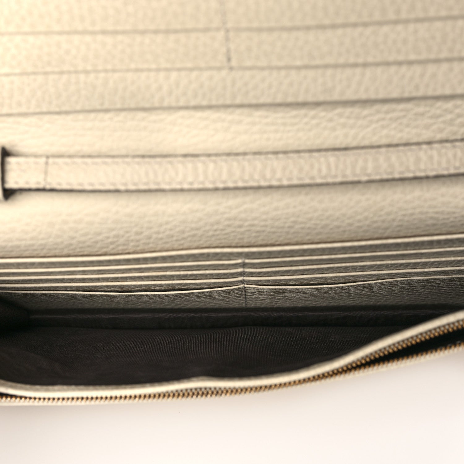 Gucci Dollar Calfskin Mini Swing Wallet Bag Mystic White 5 of 9