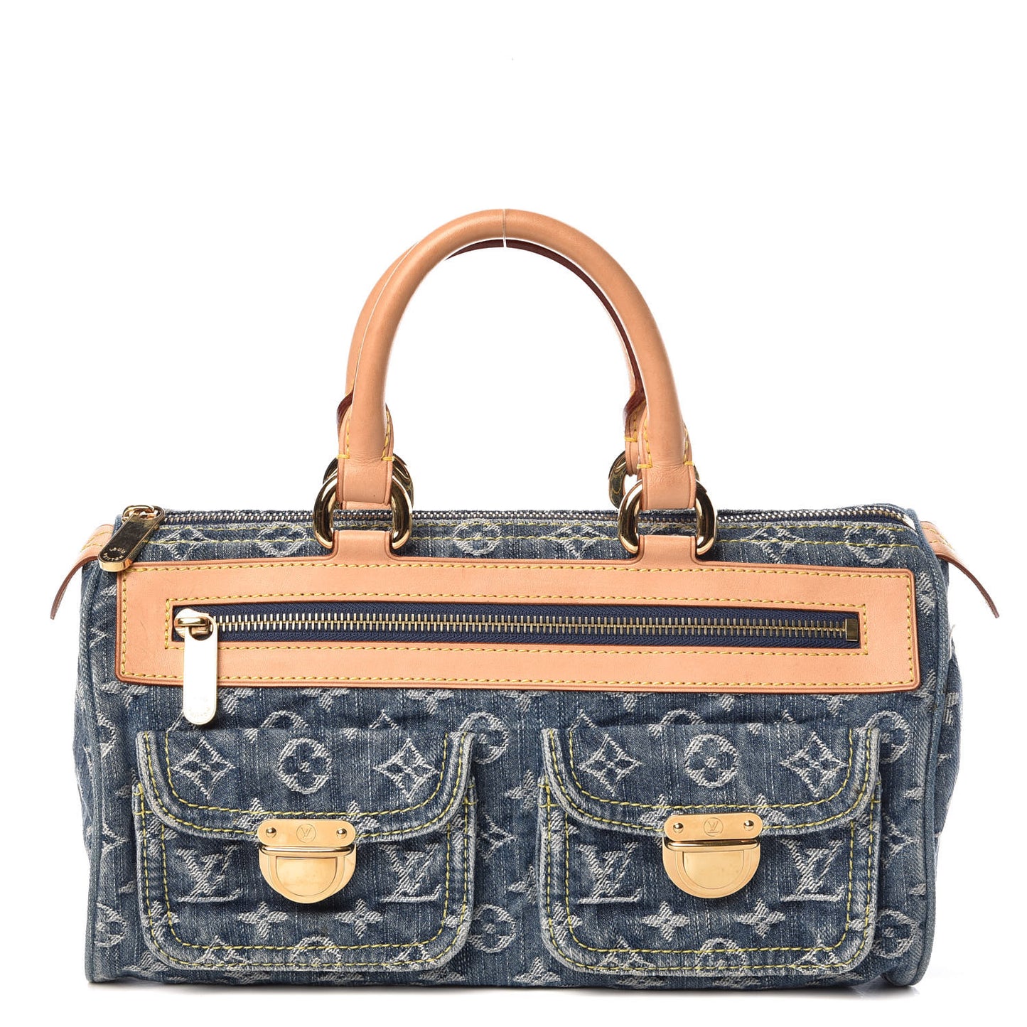 Monogram Denim Neo Speedy Blue
