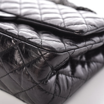 Chanel Metallic Aged Calfskin Quilted 2.55 Reissue 225 Flap So Black 13 of 15