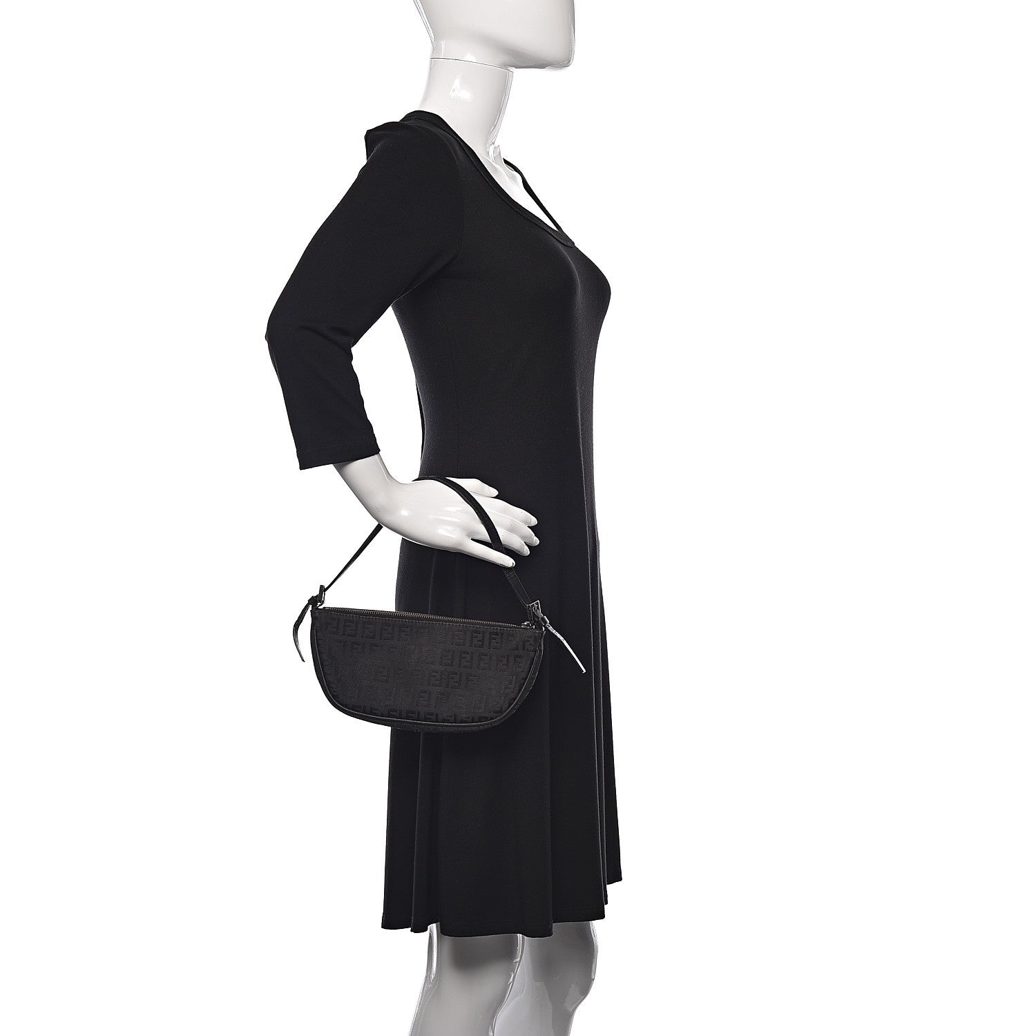 Fendi Zucchino Pochette Black 2 of 9