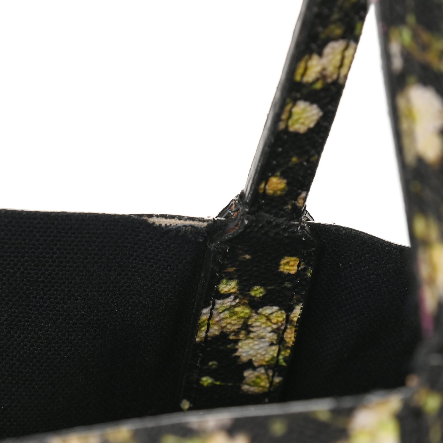 Textured Coated Canvas Baby's Breath Print Large Antigona Tote
