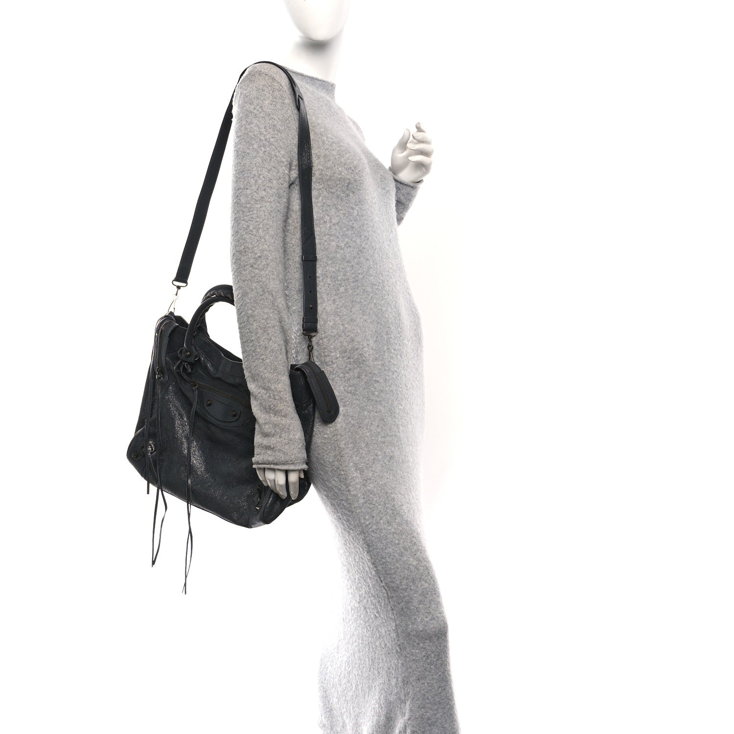Balenciaga Agneau Classic Hardware Velo Anthracite 2 of 11