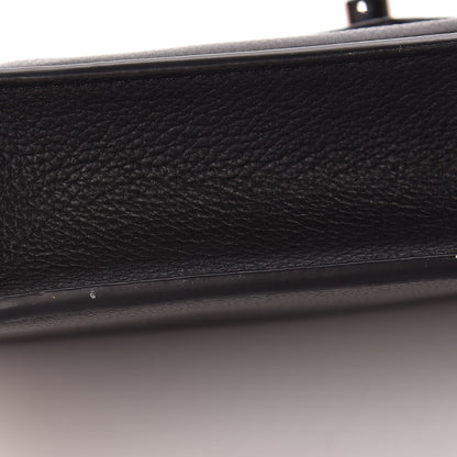 Louis Vuitton Soft Calfskin My Lockme Chain Pochette Black 7 of 12