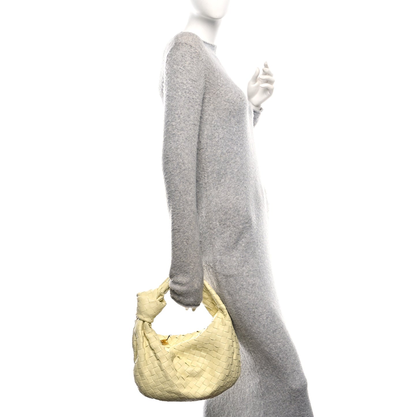 Nappa Intrecciato Teen Jodie Hobo Ice Cream