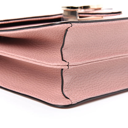 Gucci Dollar Calfskin Small Interlocking G Shoulder Bag Soft Pink 8 of 9
