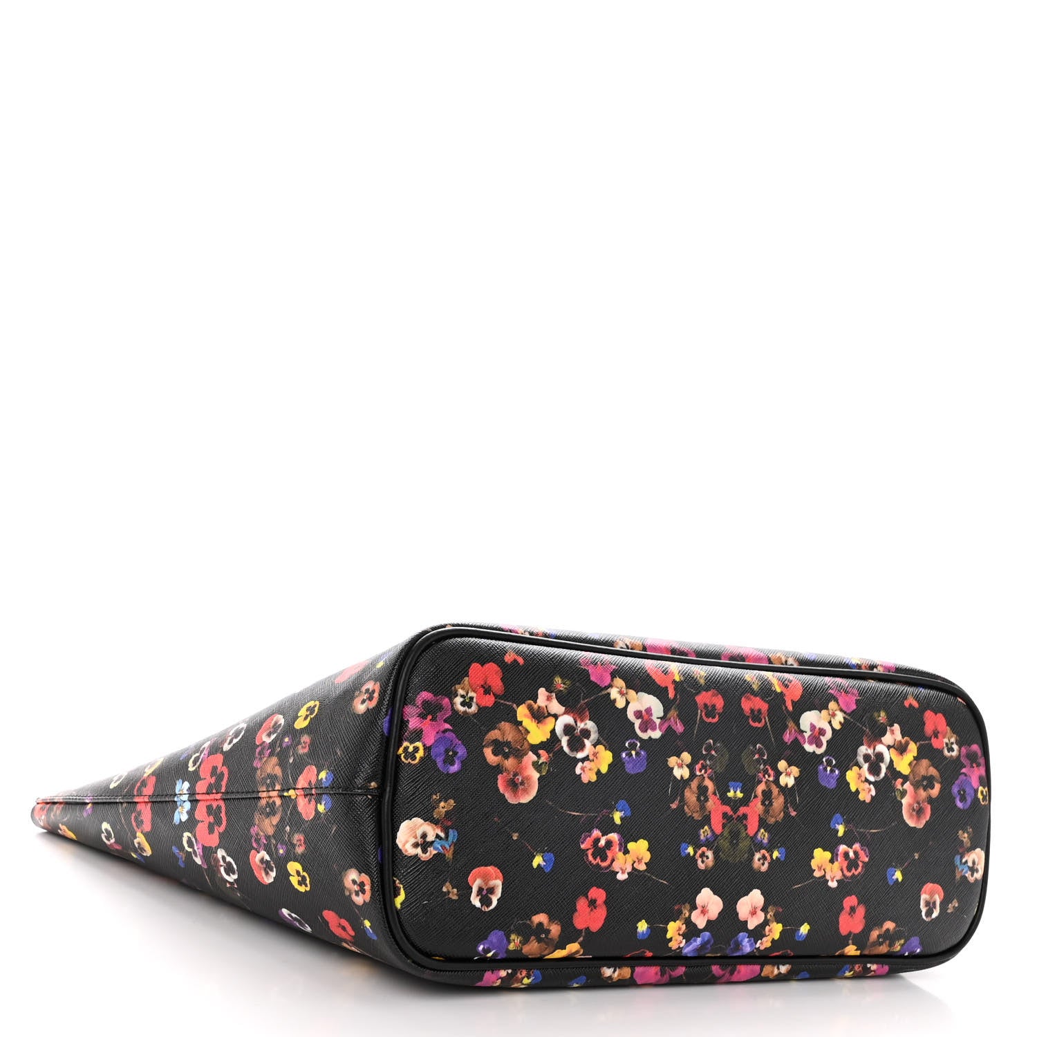 Givenchy Textured Coated Canvas Floral Print Large Antigona Tote Black Multicolor 4 of 9