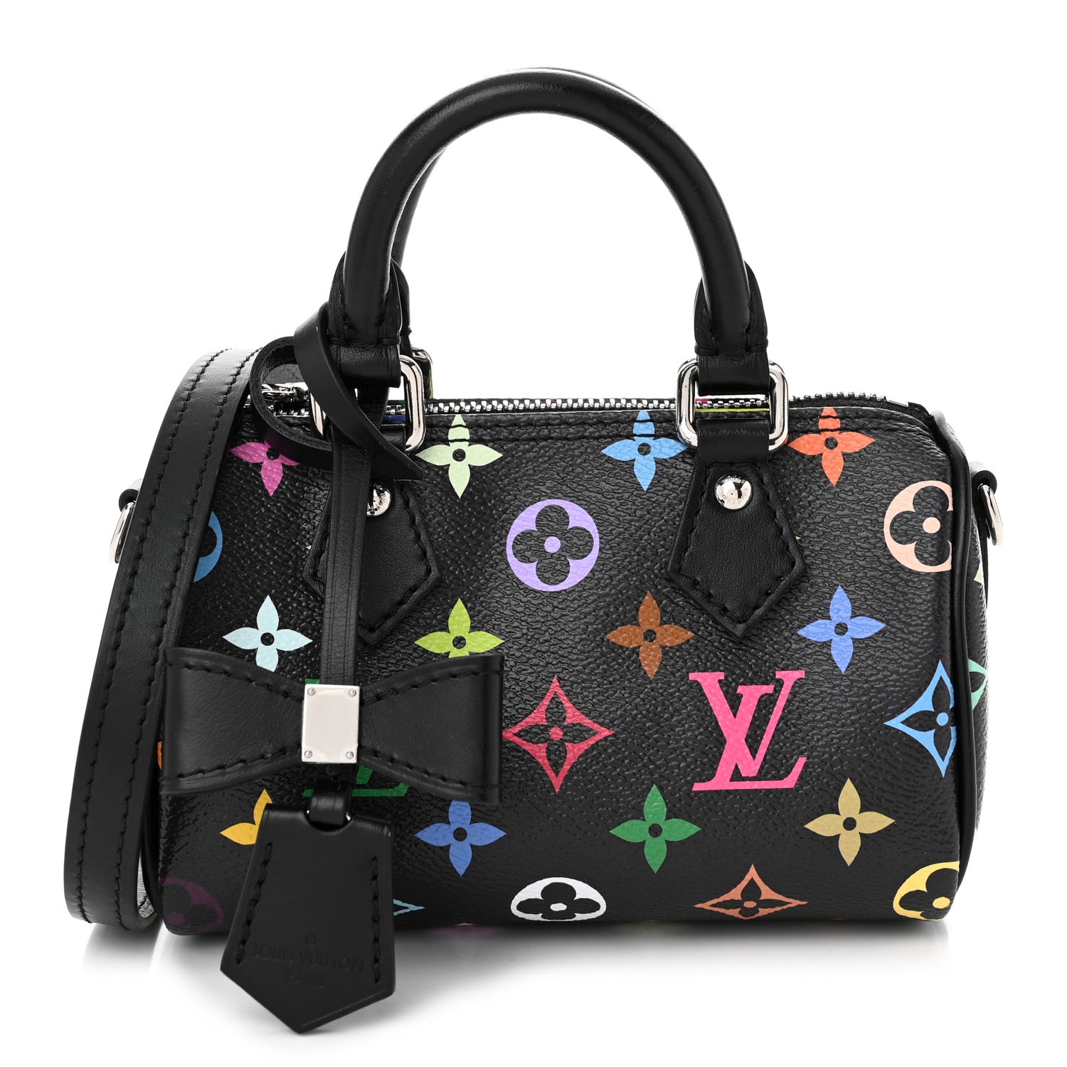Louis Vuitton LV X TM Monogram Multicolor Nano Speedy Black 1 of 9