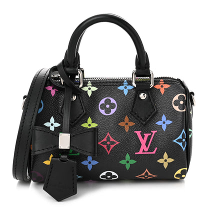Louis Vuitton LV X TM Monogram Multicolor Nano Speedy Black 1 of 9