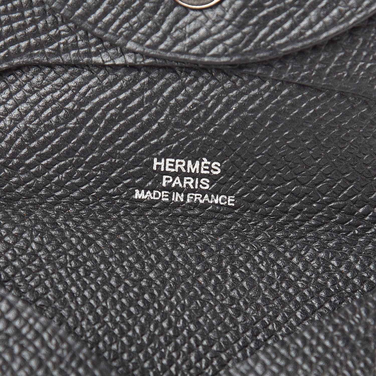 Hermes Epsom Bastia Coin Purse Black 6 of 9