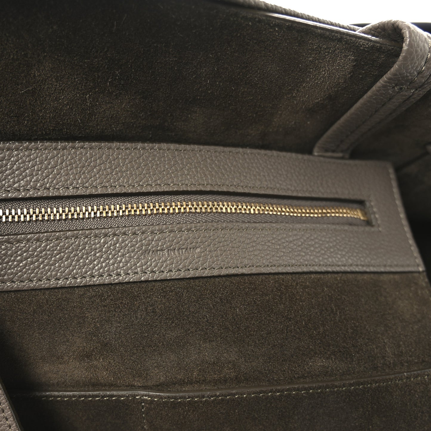 Soft Grained Calfskin Small Belt Cabas Phantom Taupe