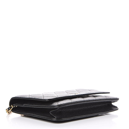 Chanel Caviar Quilted Wallet On Chain WOC Black 4 of 13