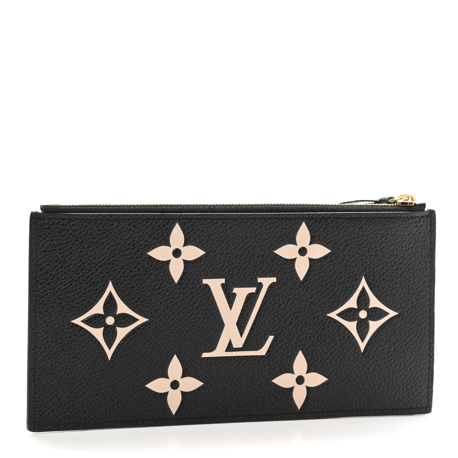 Louis Vuitton Empreinte Monogram Giant Crafty Pochette Felicie Zippered Insert Black 3 of 6
