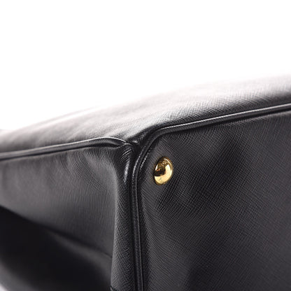 Prada Saffiano Large Galleria Double Zip Tote Black 13 of 17