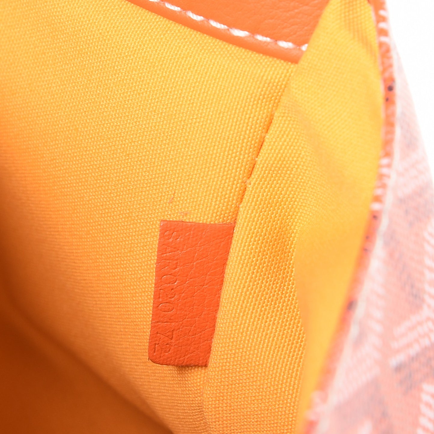Goyardine Sainte Marie Soft Clutch Orange