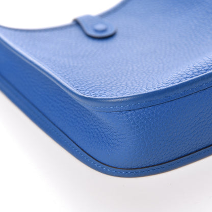 Hermes Taurillon Clemence Amazone Evelyne TPM Bleu Zellige 11 of 13