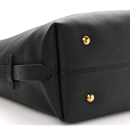 Louis Vuitton Grained Calfskin Low Key Hobo MM Black 9 of 10