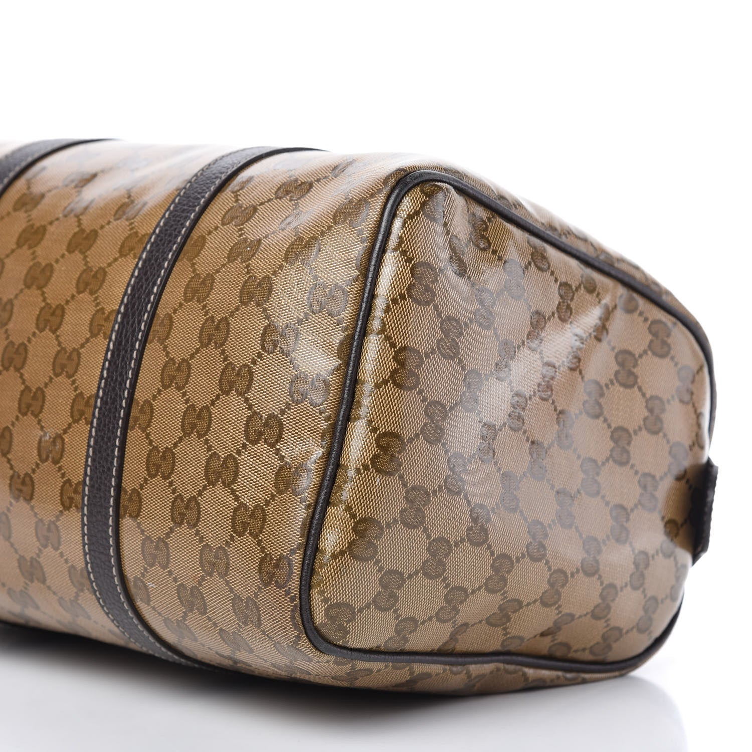 Gucci Crystal Monogram Medium Joy Boston Dark Brown 7 of 10