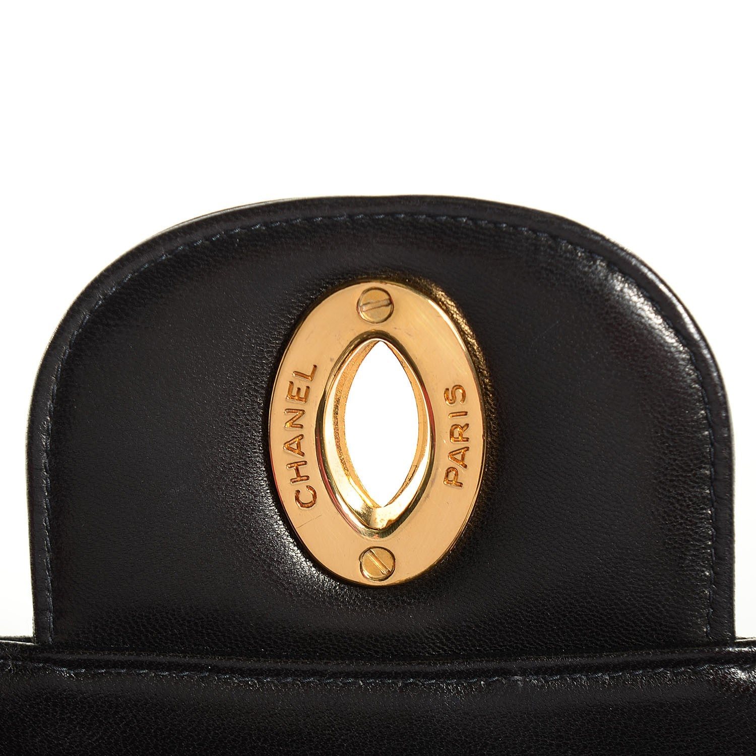 Chanel Lambskin Quilted XL Jumbo Flap Black 9 of 9