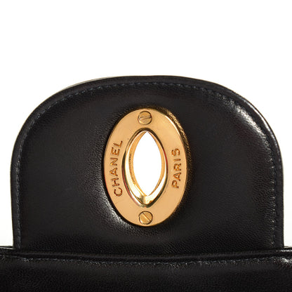 Chanel Lambskin Quilted XL Jumbo Flap Black 9 of 9