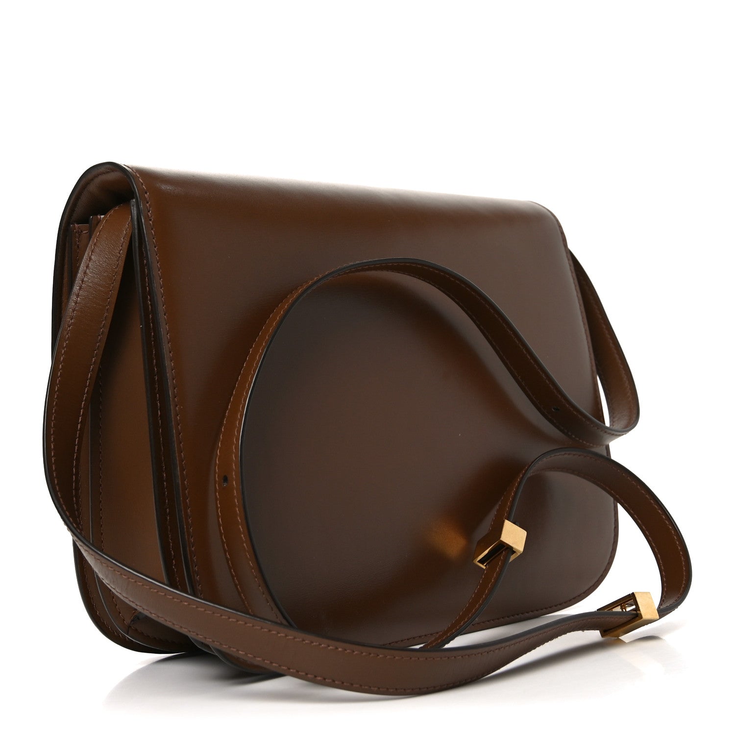 Celine Box Calfskin Medium Classic Box Flap Bag Camel 1860829