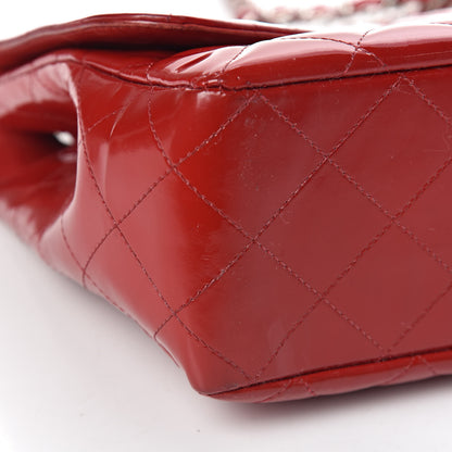 Chanel Patent Quilted Jumbo Single Flap Red 24 of 31