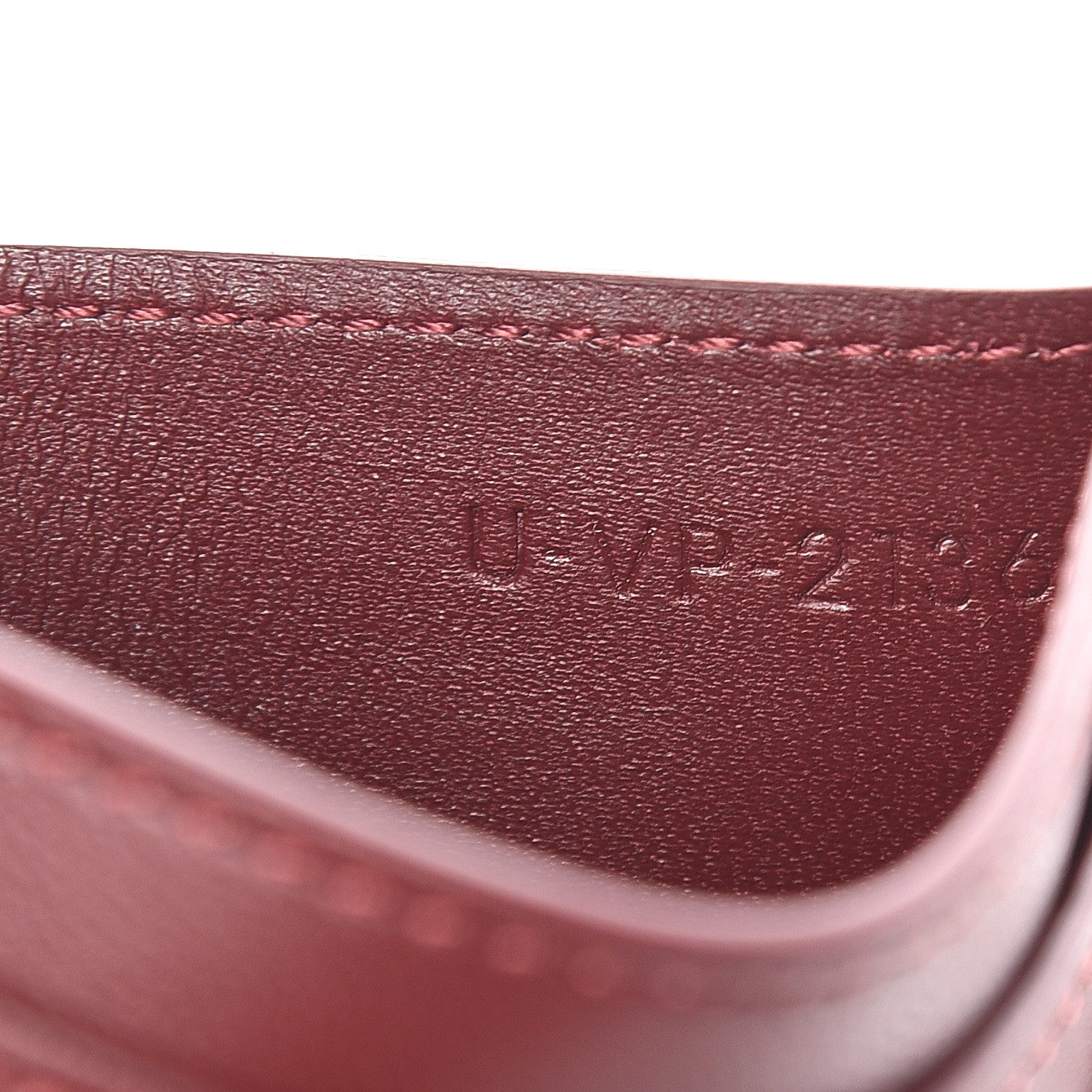 Celine Smooth Lambskin Solo Card Holder Rust 7 of 8