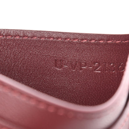 Celine Smooth Lambskin Solo Card Holder Rust 7 of 8