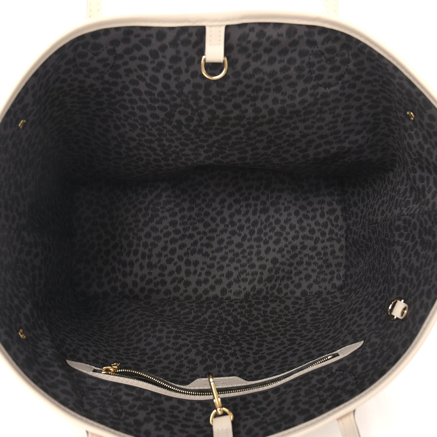 Monogram Giant Wild At Heart Neverfull MM Creme